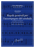 Anonimo (inizio XIX sec.): Regole generali per l'accompagno del cembalo e principj di contrapunto (Archivio del Comune di Bevagna)