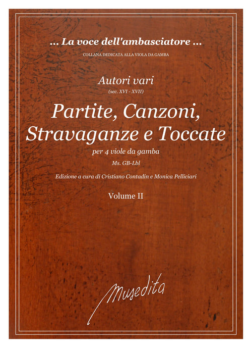 AA VV: Partite, canzoni, stravaganze e toccate (Ms, GB-Lbl, 1617, noto come "ms di Luigi Rossi")