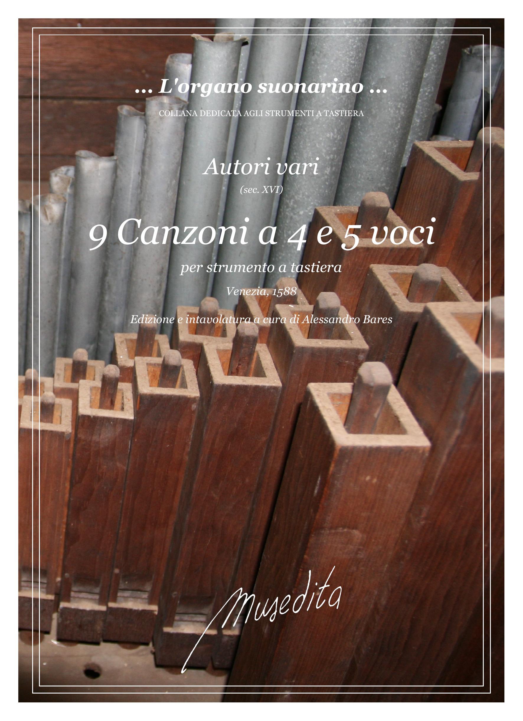 AA VV: 9 Canzoni a 4 e 5 voci (Venezia, 1588)