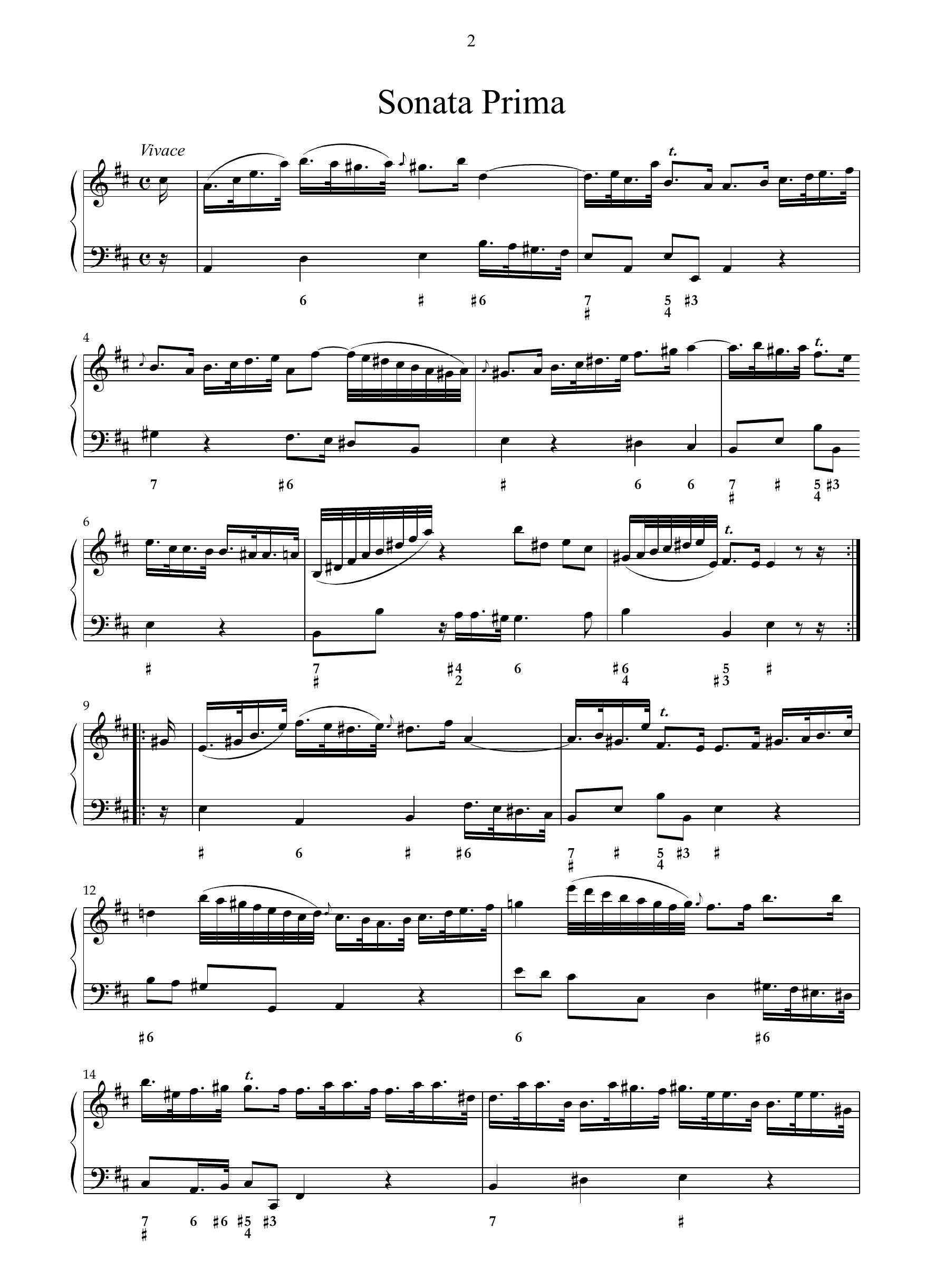 G.M. Alberti: 12 Sonate op.2 (Bologna, 1721)