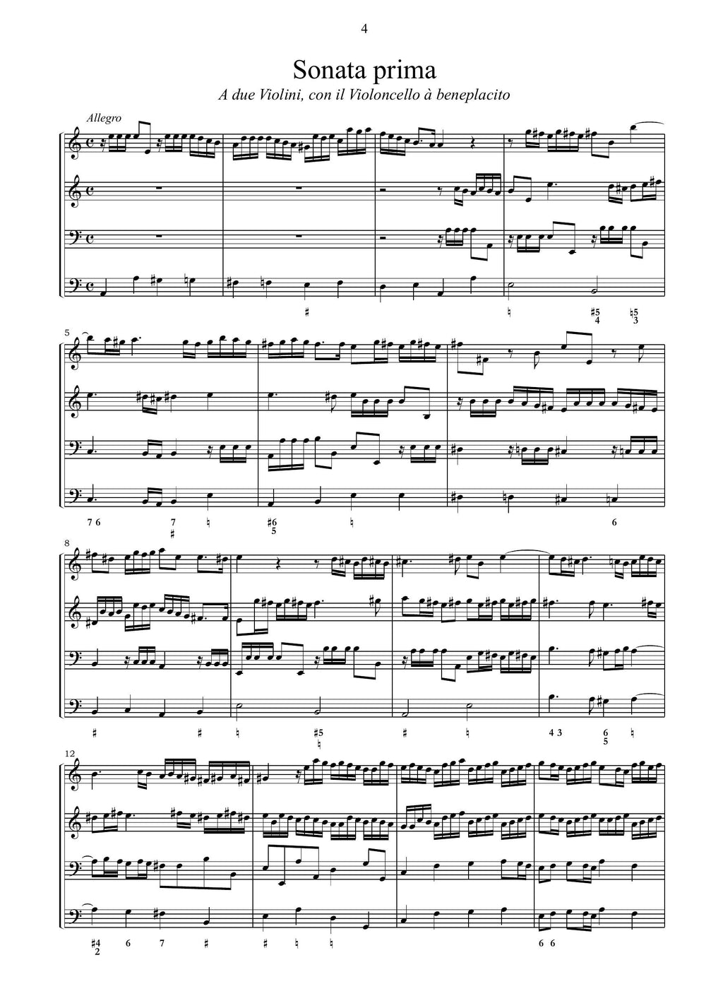 G.B. Bassani: Sinfonie op.5 (Bologna, 1683)