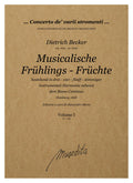 D. Becker: Musicalische Frühlings-Früchte (Hamburg, 1668)
