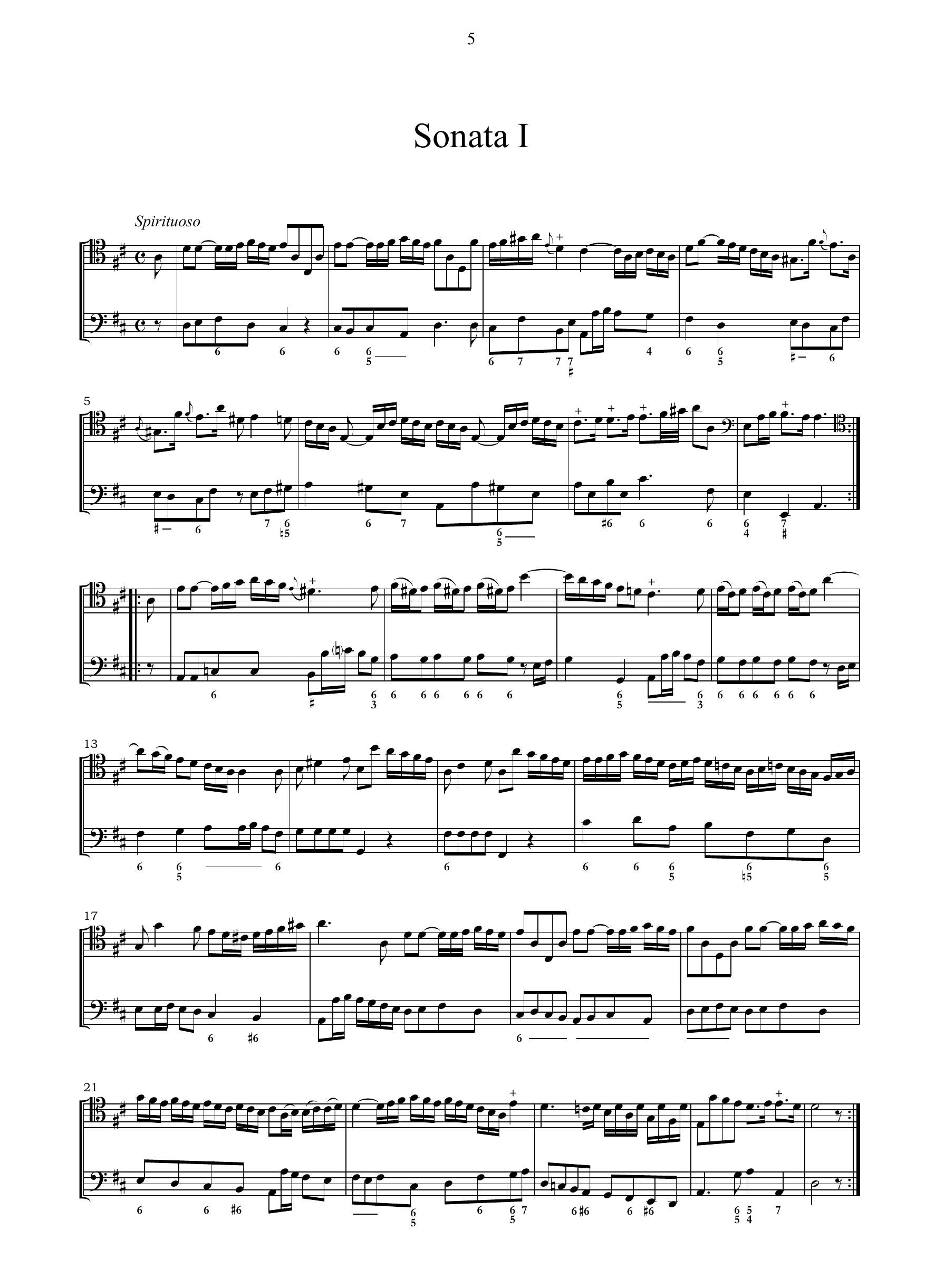 M. Berteau: 5 Sonate e 1 Trio op.1 (Paris, [1750 ca.])