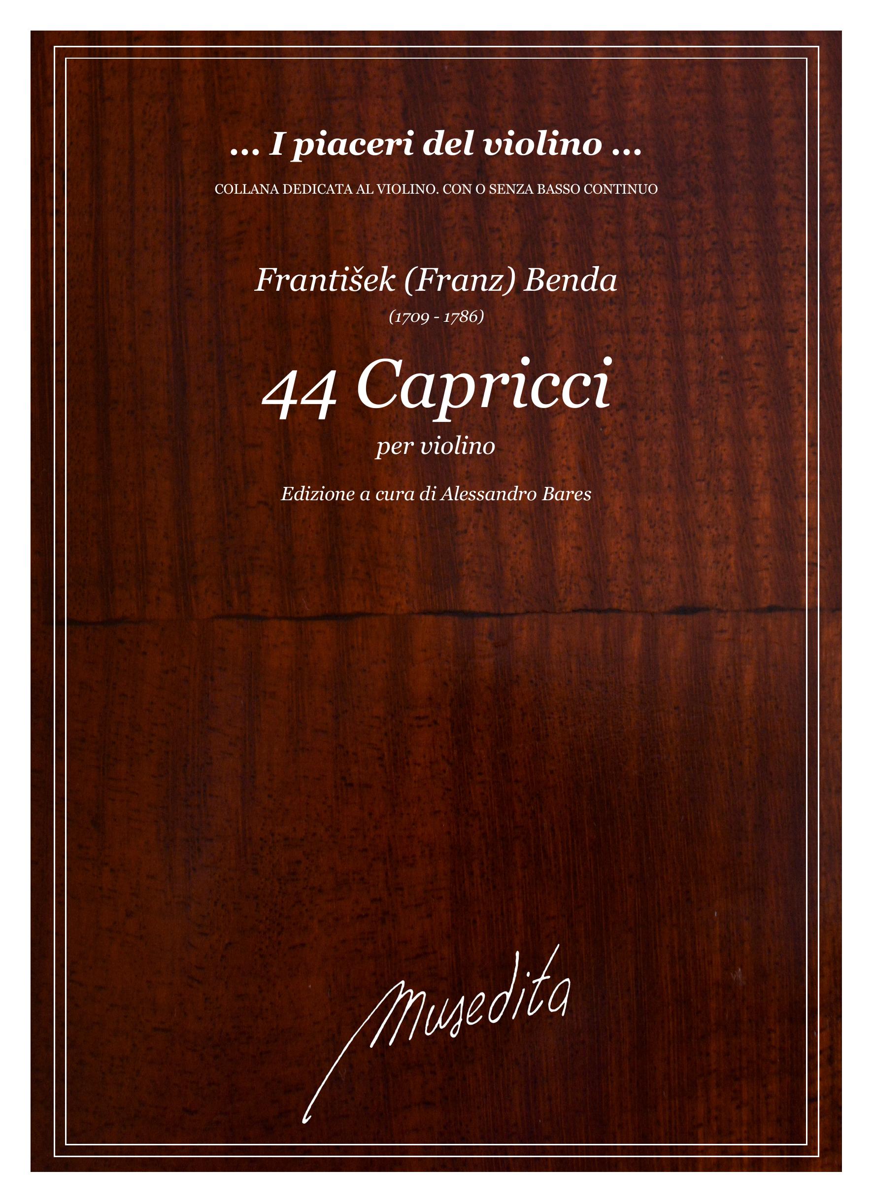 F. Benda: 44 Capricci (Leipzig, s.a.)