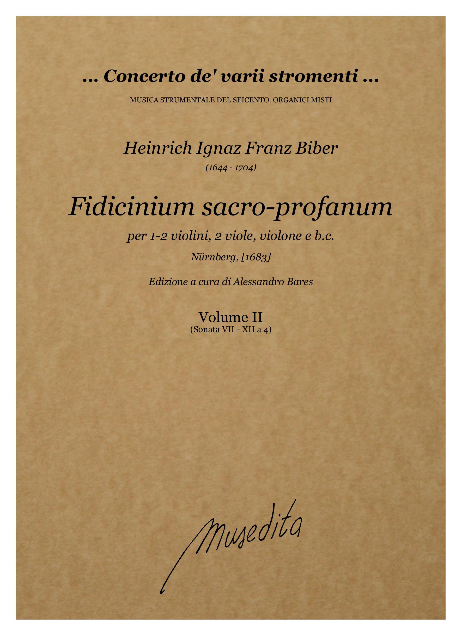 H.I.F. Biber: Fidicinium sacro-profanum (Nürnberg, 1683)