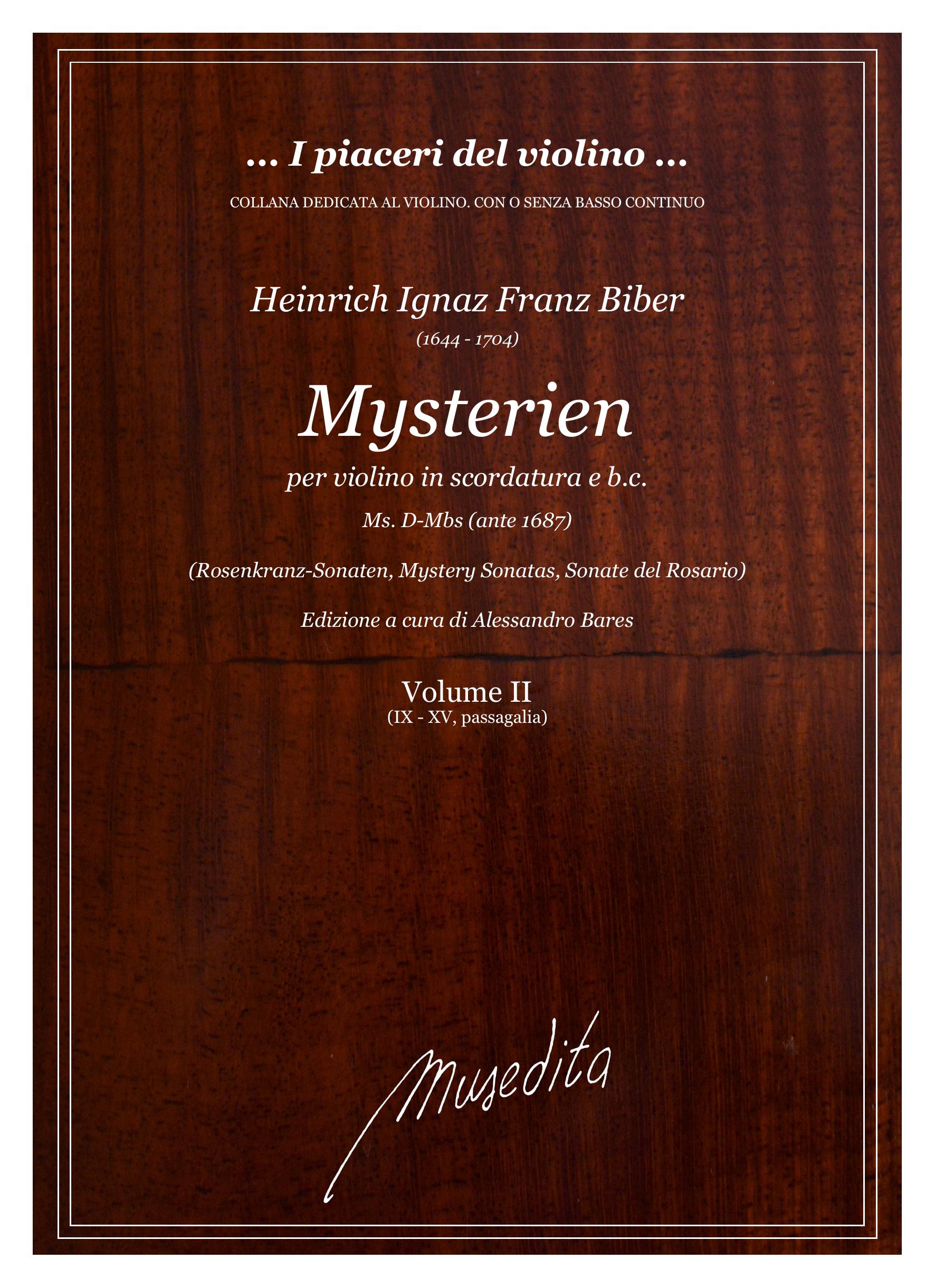 H.I.F. Biber: Mysterien (Ms, 1676)