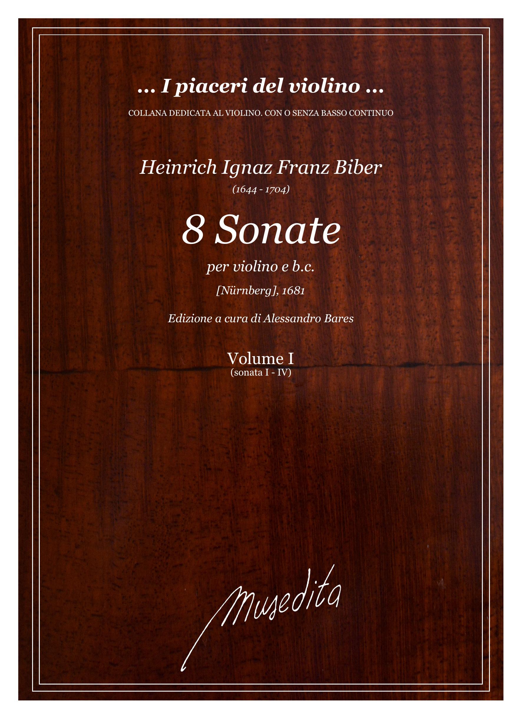 H.I.F. Biber: 8 Sonate (Nürnberg, 1681)