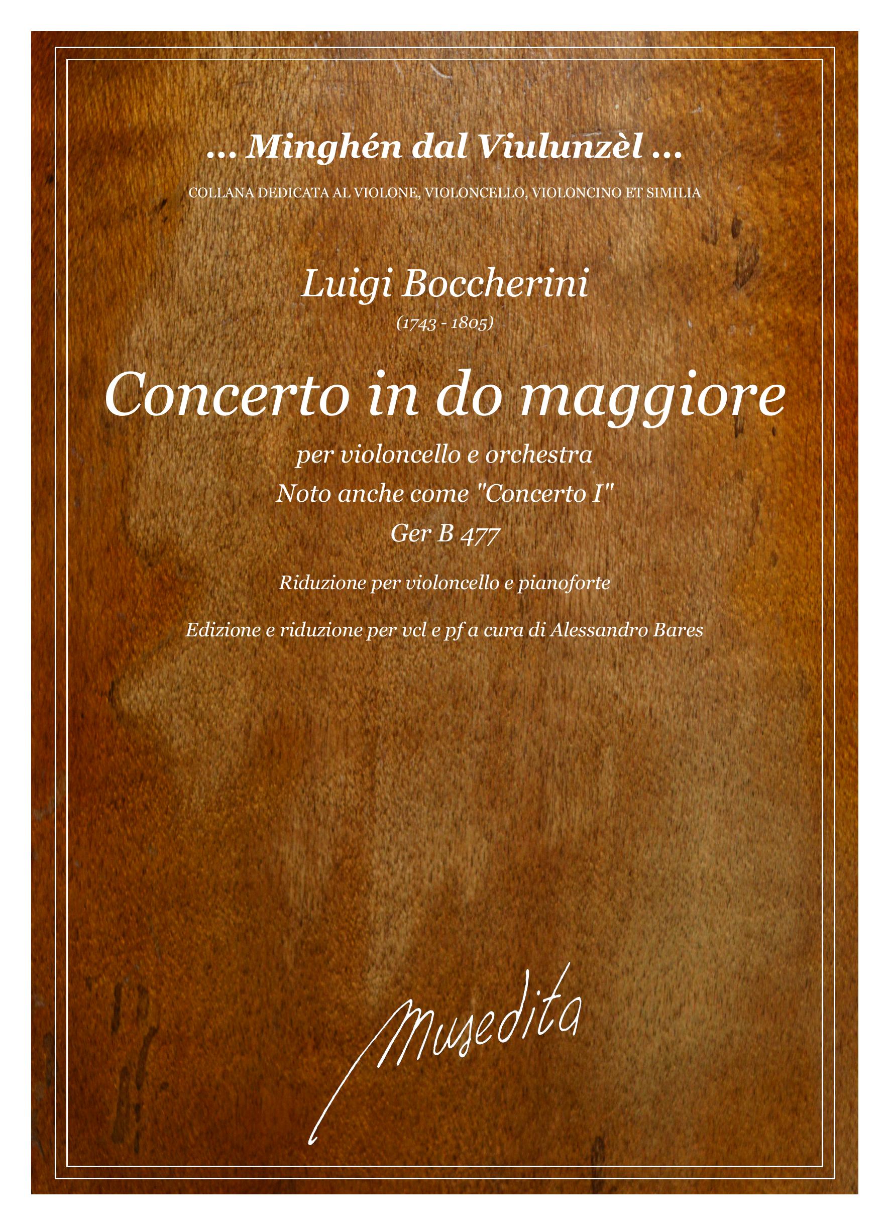 L. Boccherini: Concerto in do maggiore GerB 477 (rid. vcl/pf)