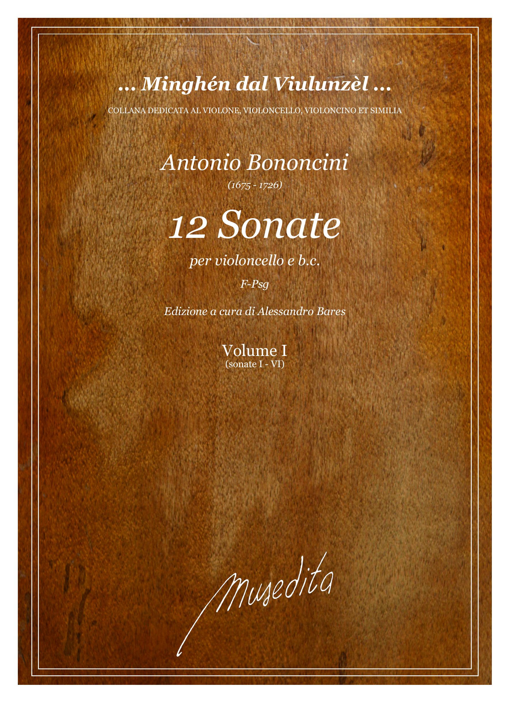A. Bononcini: 12 Sonate (Ms, F-Psg)
