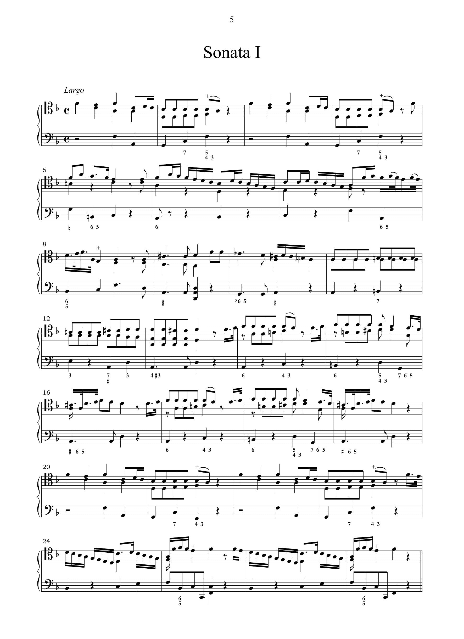 A. Bononcini: 12 Sonate (Ms, F-Psg)