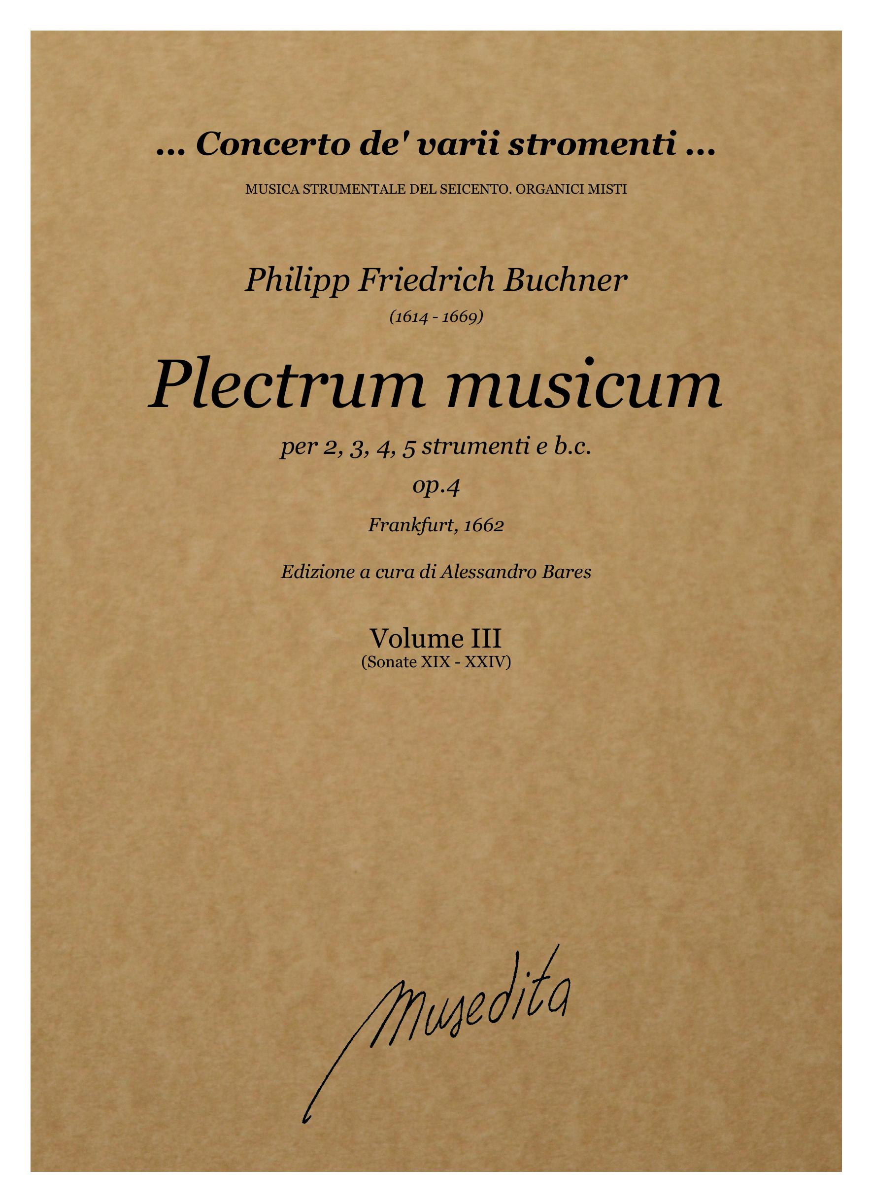 Ph.Fr. Buchner: Plectrum musicum op.4 (Frankfurt, 1662)