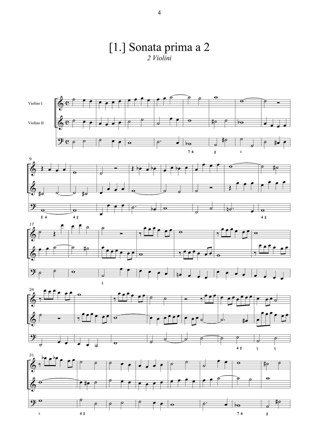G.B. Buonamente: Sonate et canzoni a due, tre, quattro, cinque et a sei voci. Libro sesto (Venezia, 1636)