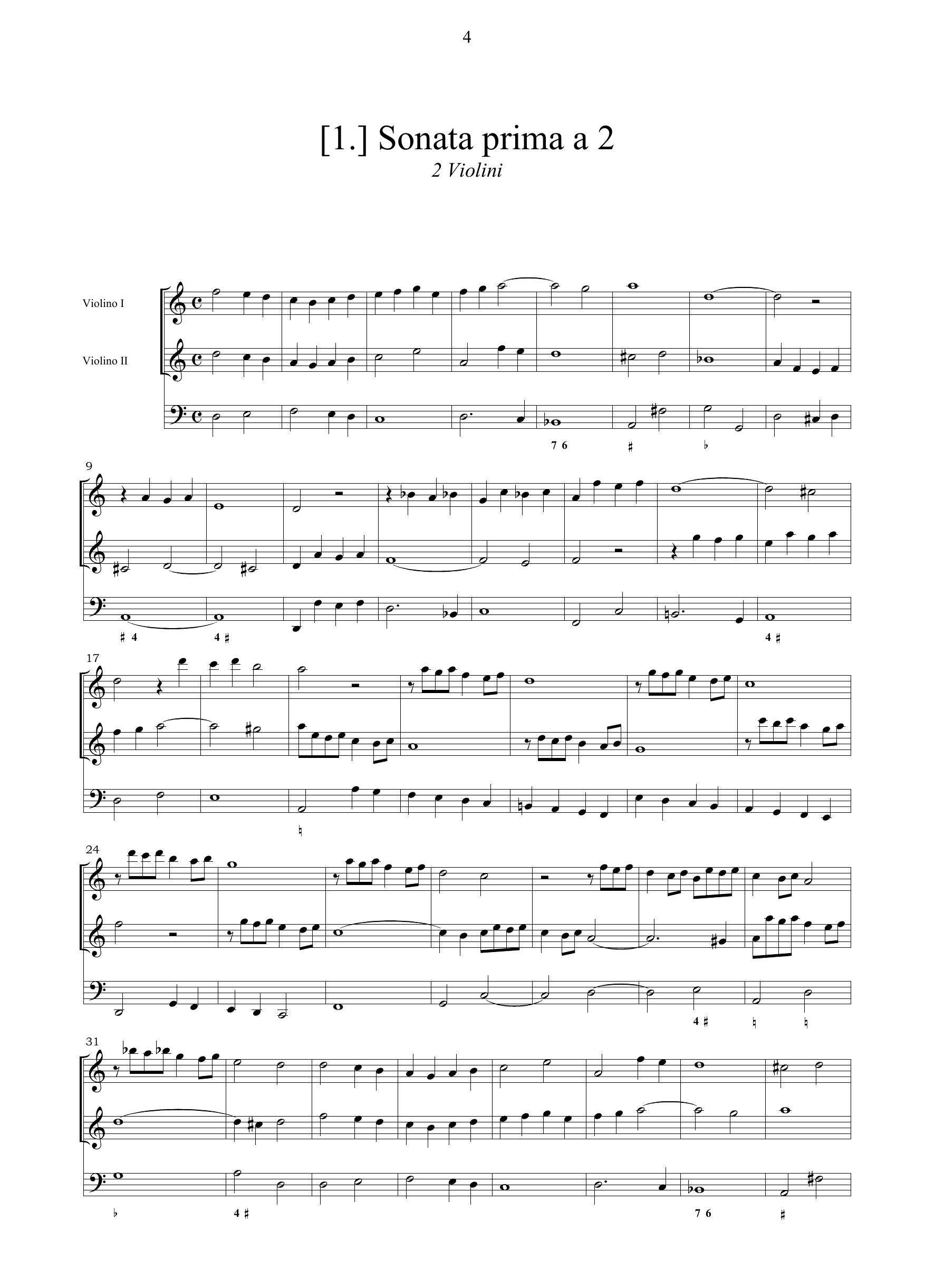 G.B. Buonamente: Sonate et canzoni a due, tre, quattro, cinque et a sei voci. Libro sesto (Venezia, 1636)