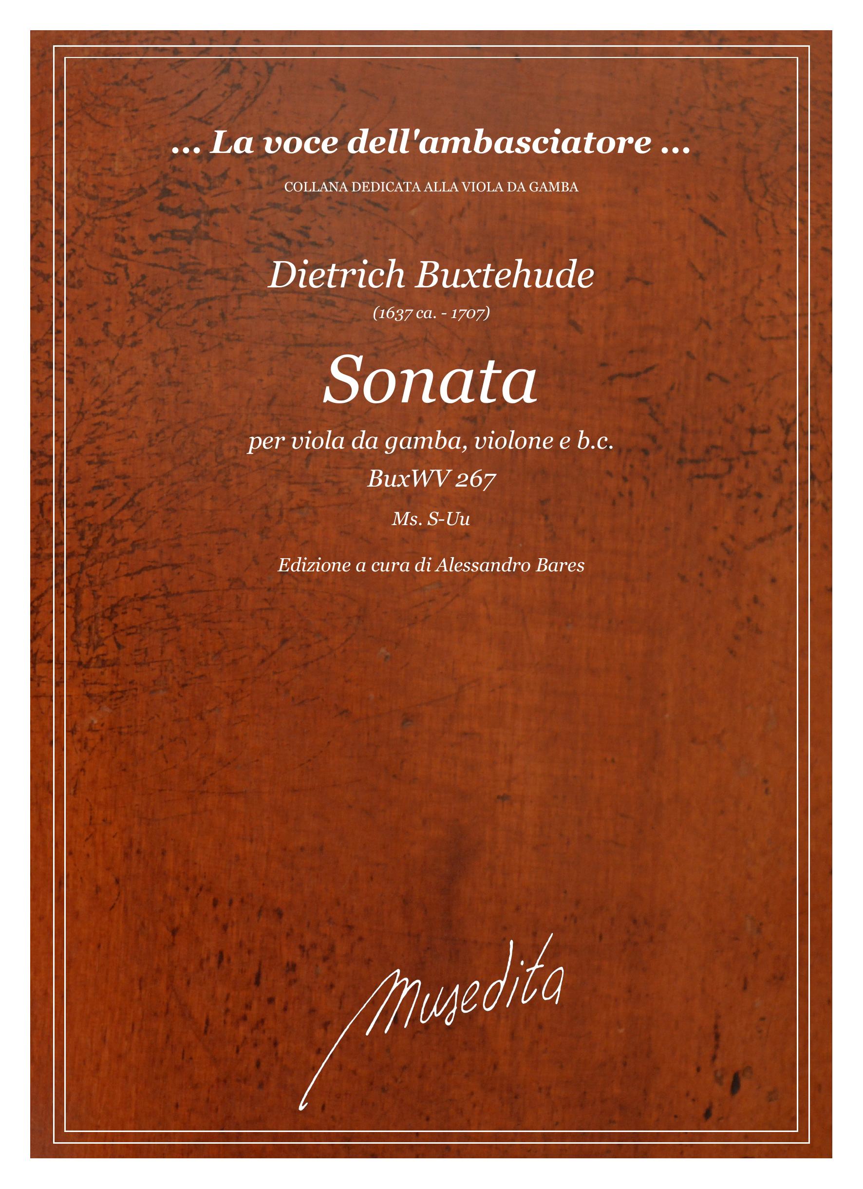D. Buxtehude: Sonata BuxWV 267 (Ms, S-Uu)