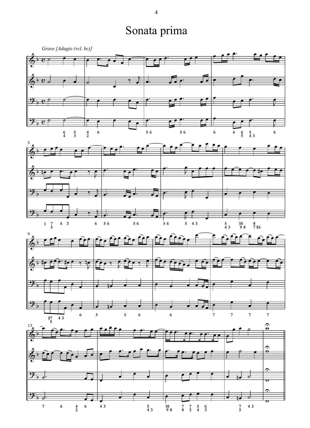 A. Caldara: Sonate a tre op.1 (Venezia, 1700)