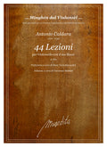 A. Caldara: [44] Lezioni per Violoncello con il suo Basso