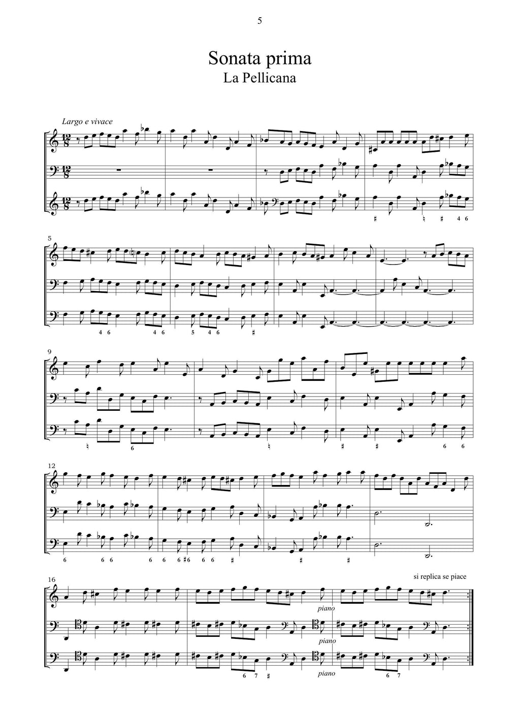 M. Cazzati: Sonate a due istromenti (Bologna, 1670)