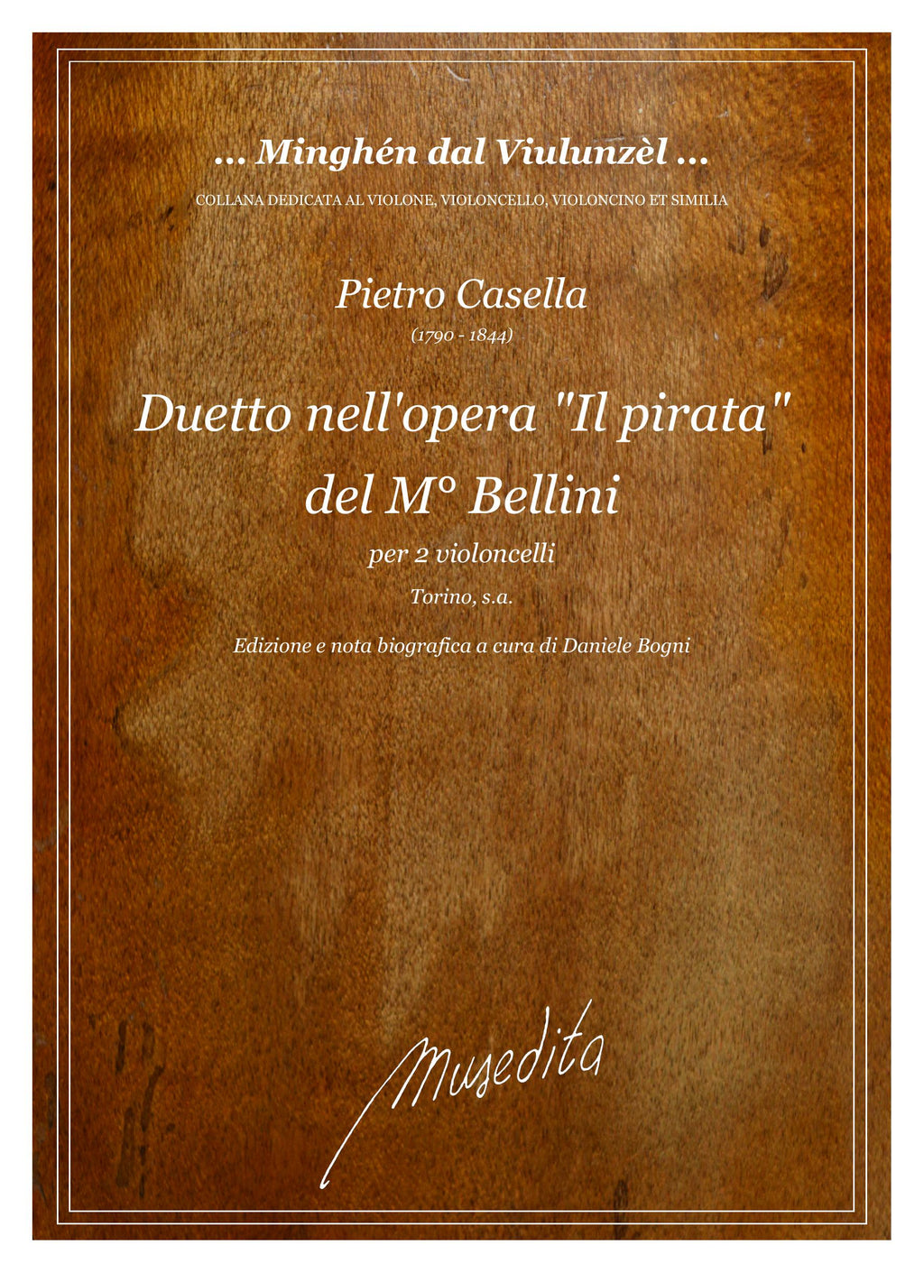 P. Casella: Duetto nell'opera "Il pirata" del M° Bellini