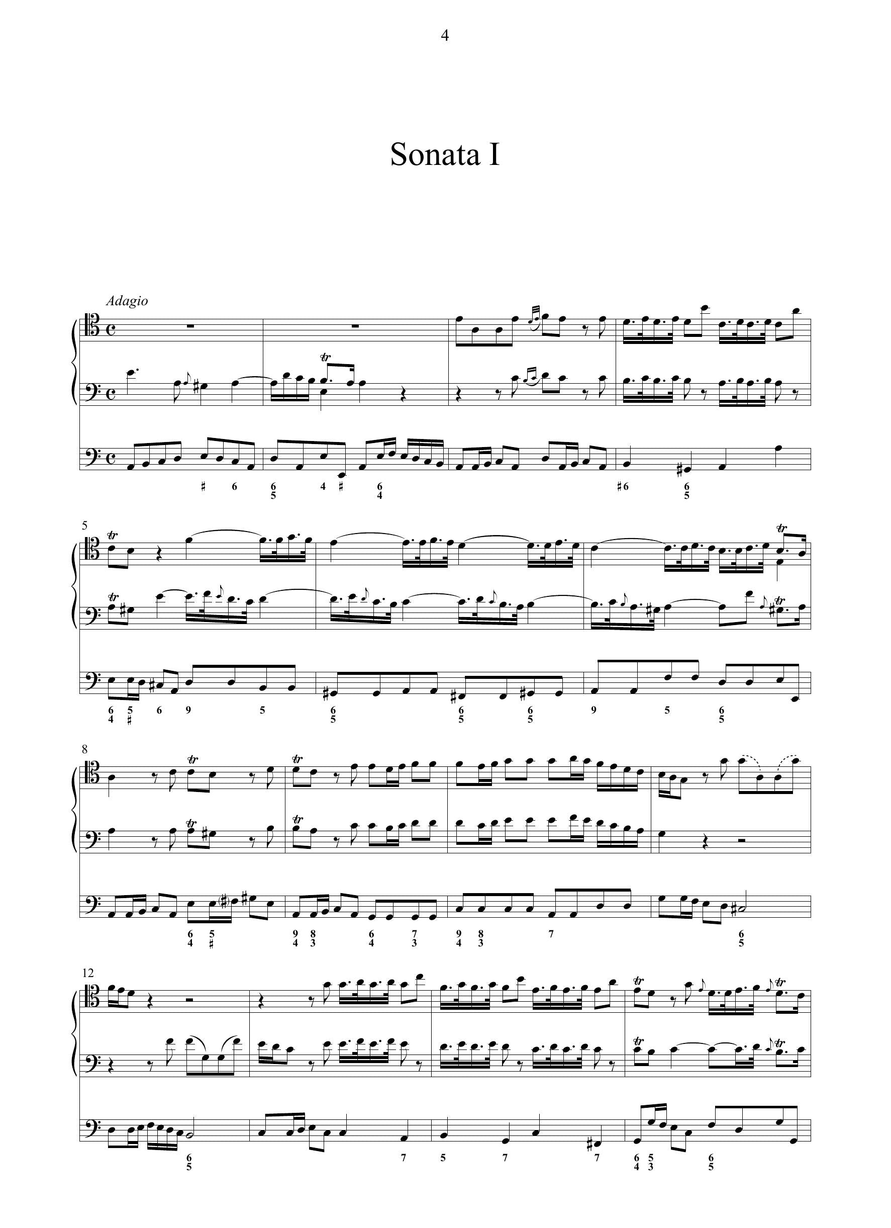 G. Cervetto: 6 Sonatas or Trios (London, [1741])