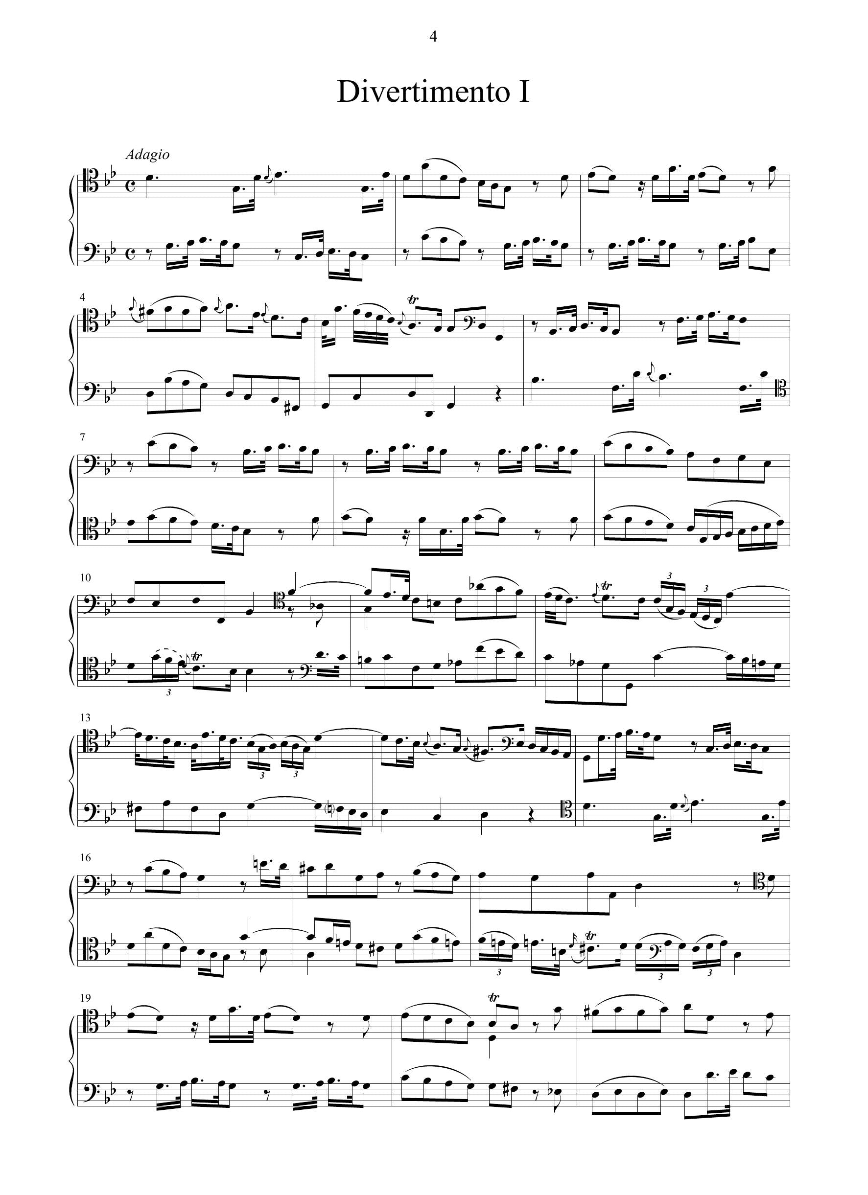 G. Cervetto: 6 Lessons or Divertiments op.4 (London, [1761])