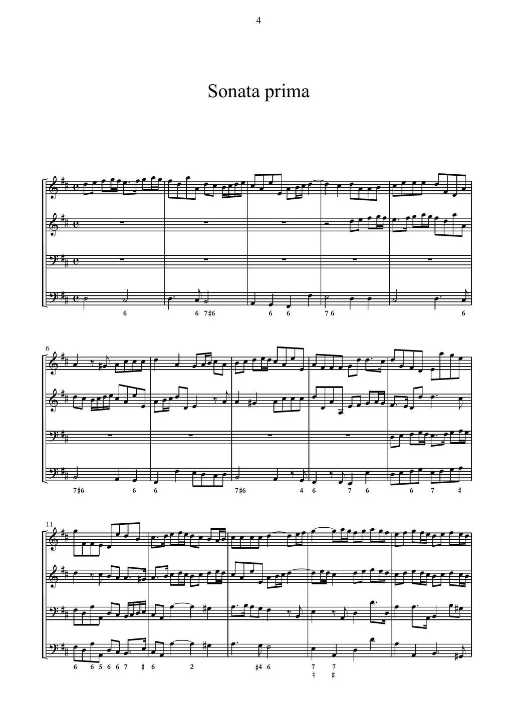 G. Colombi: Sonate op.4 (Bologna, 1676)