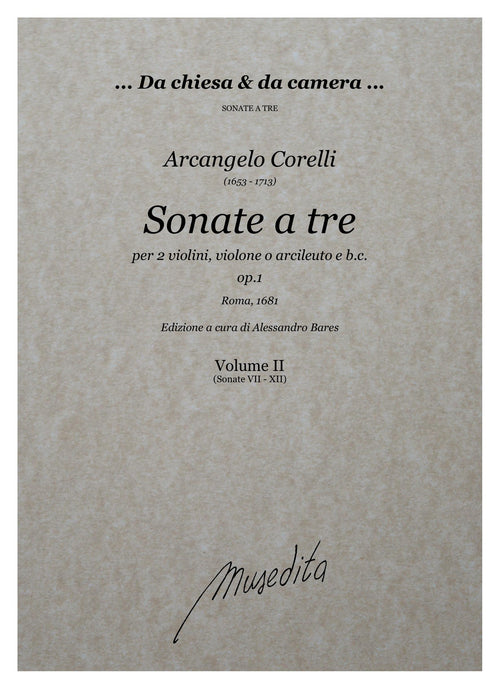 A. Corelli: Sonate a tre op.1 (Roma, 1681)