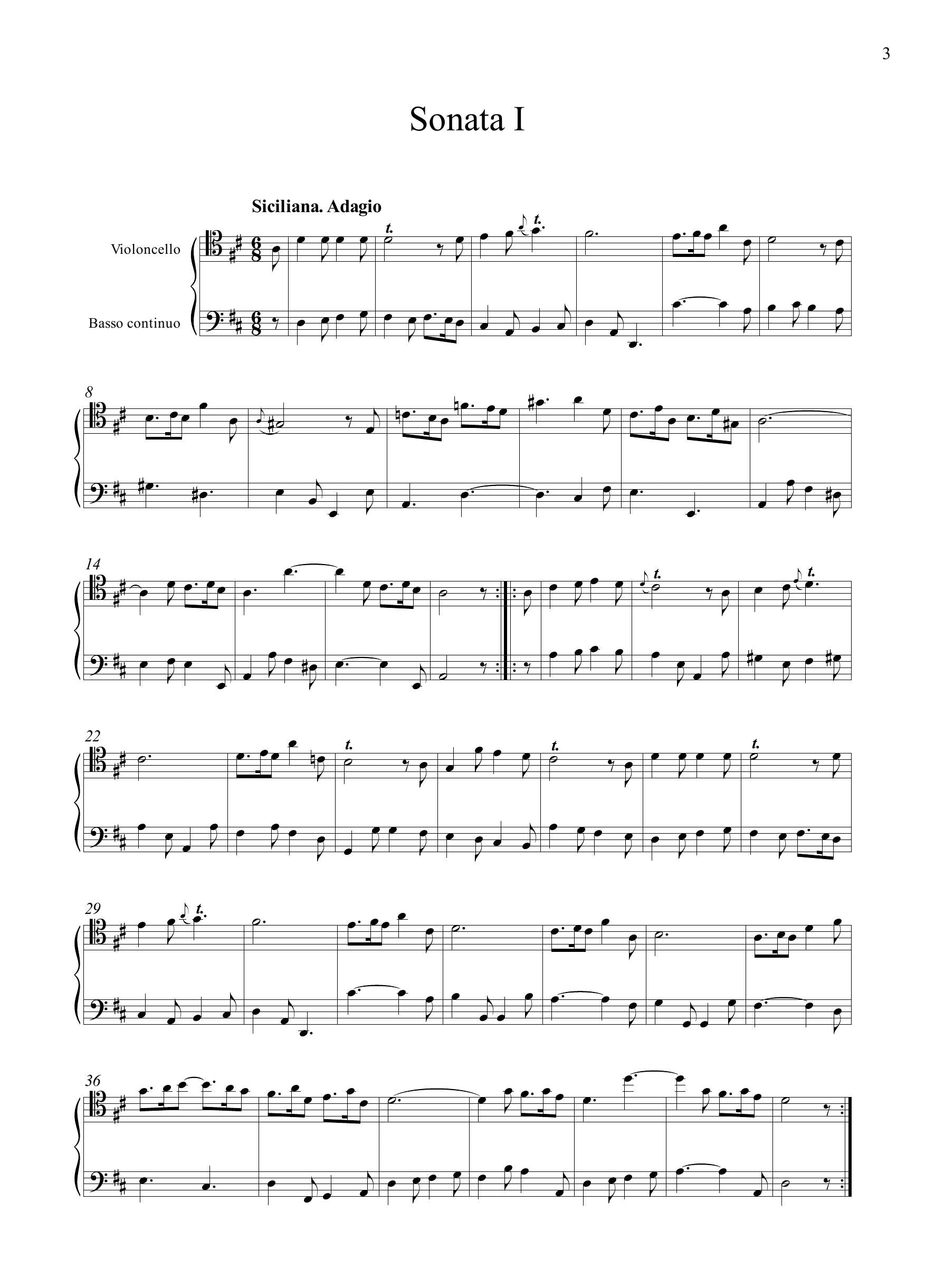G.M. Dall'Abaco: Le sonate manoscritte - Volume I