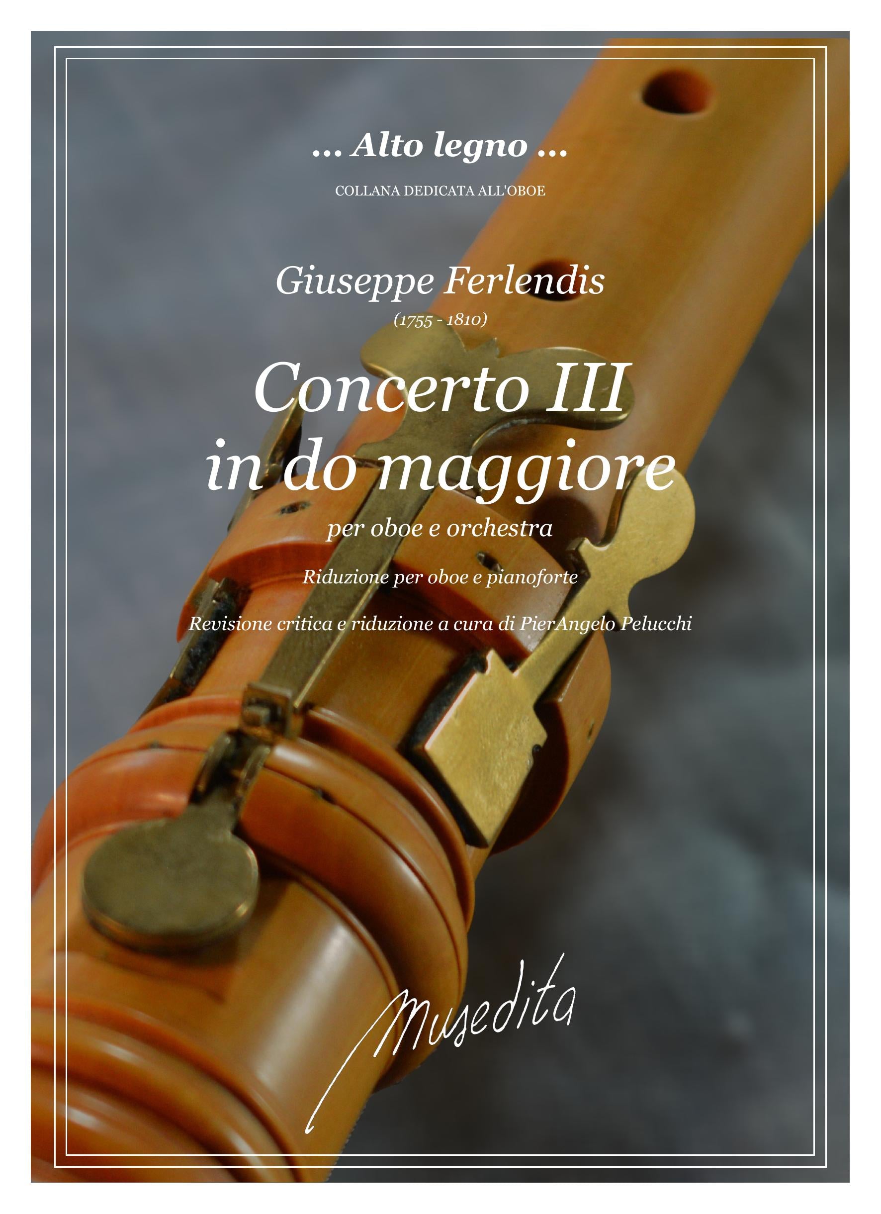 G. Ferlendis: Concerto n.3 in do maggiore (rid. ob/pf)