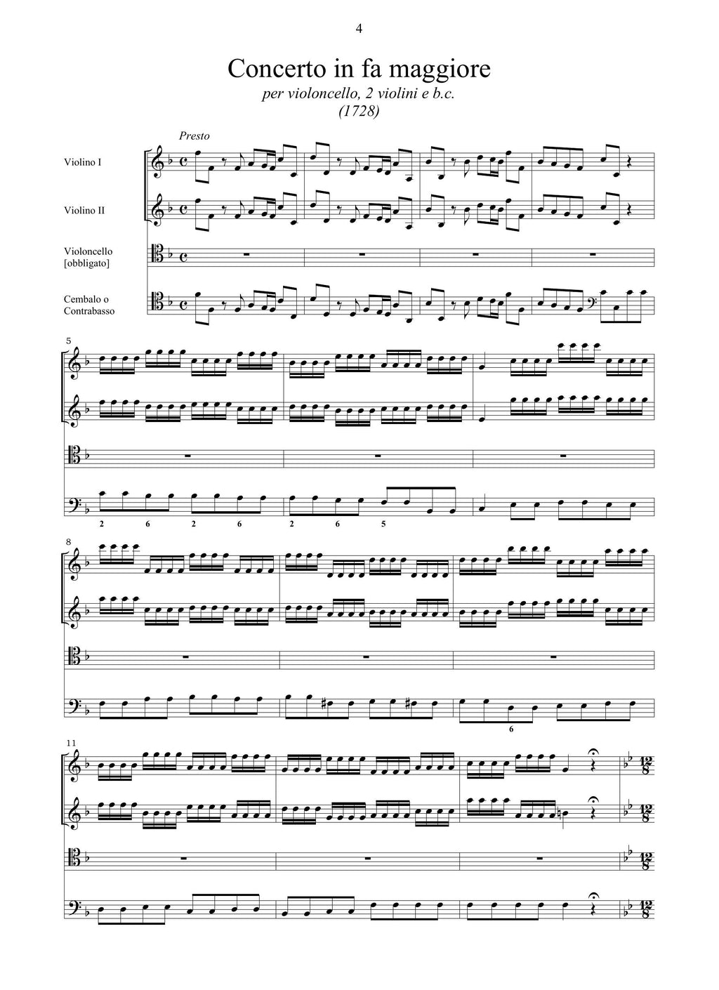 N. Fiorenza: 5 Concerti (Ms, I-Nc)