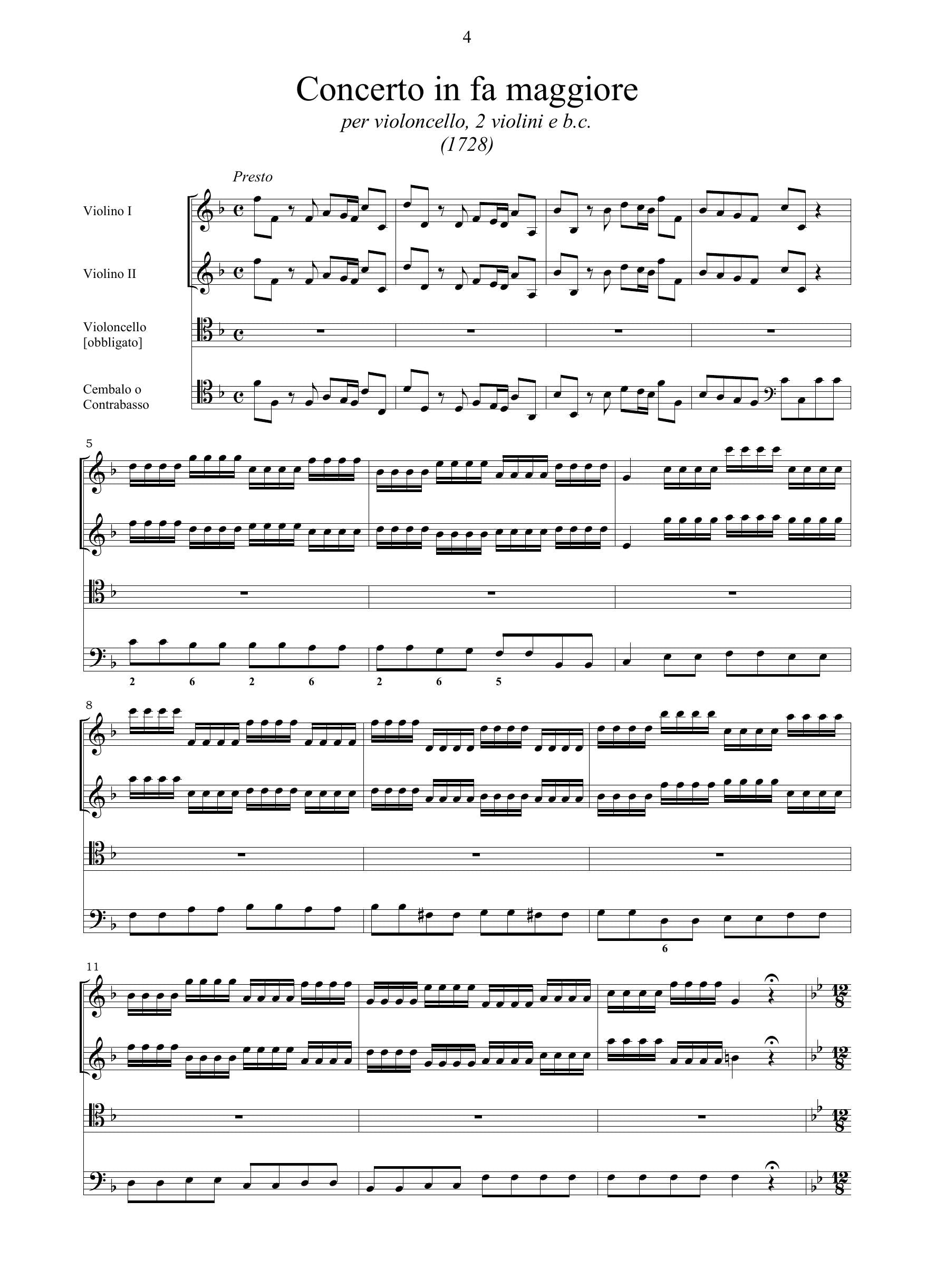 N. Fiorenza: 5 Concerti (Ms, I-Nc)