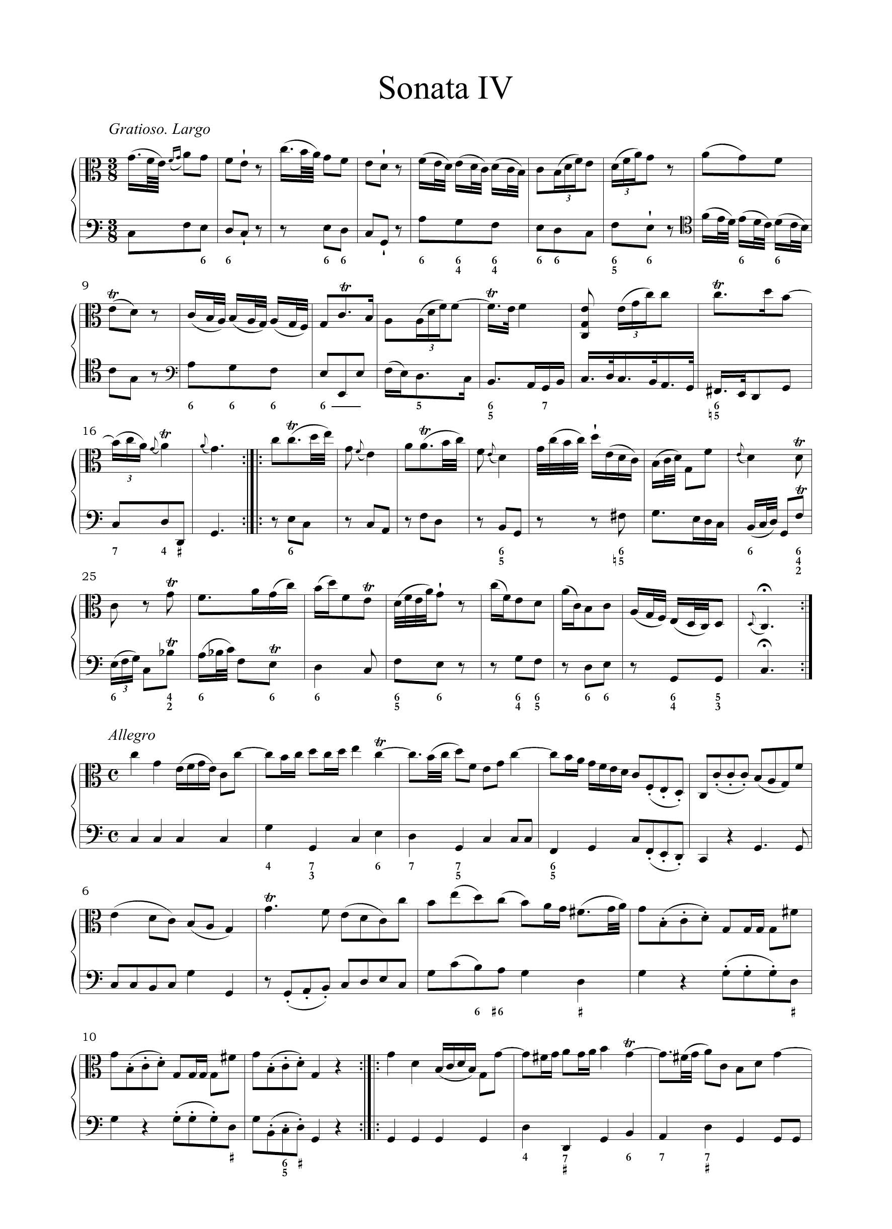W. Flackton: 3 Sonate (London, [1770])