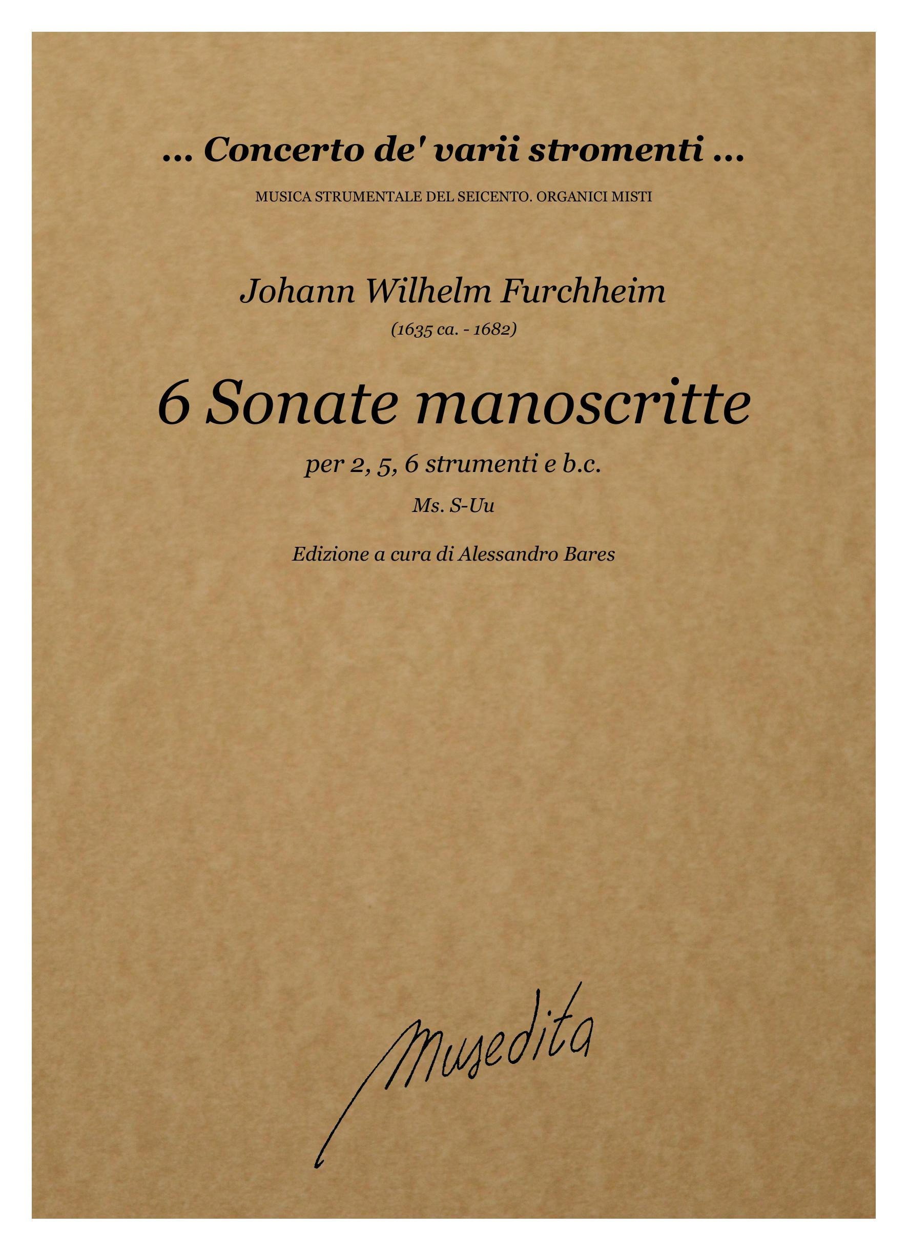 J.W. Furchheim: 6 Sonate manoscritte (S-Uu)
