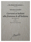 S. Gandini: Correnti et balletti alla francese e all'italiana op.4 (Venezia, 1655)