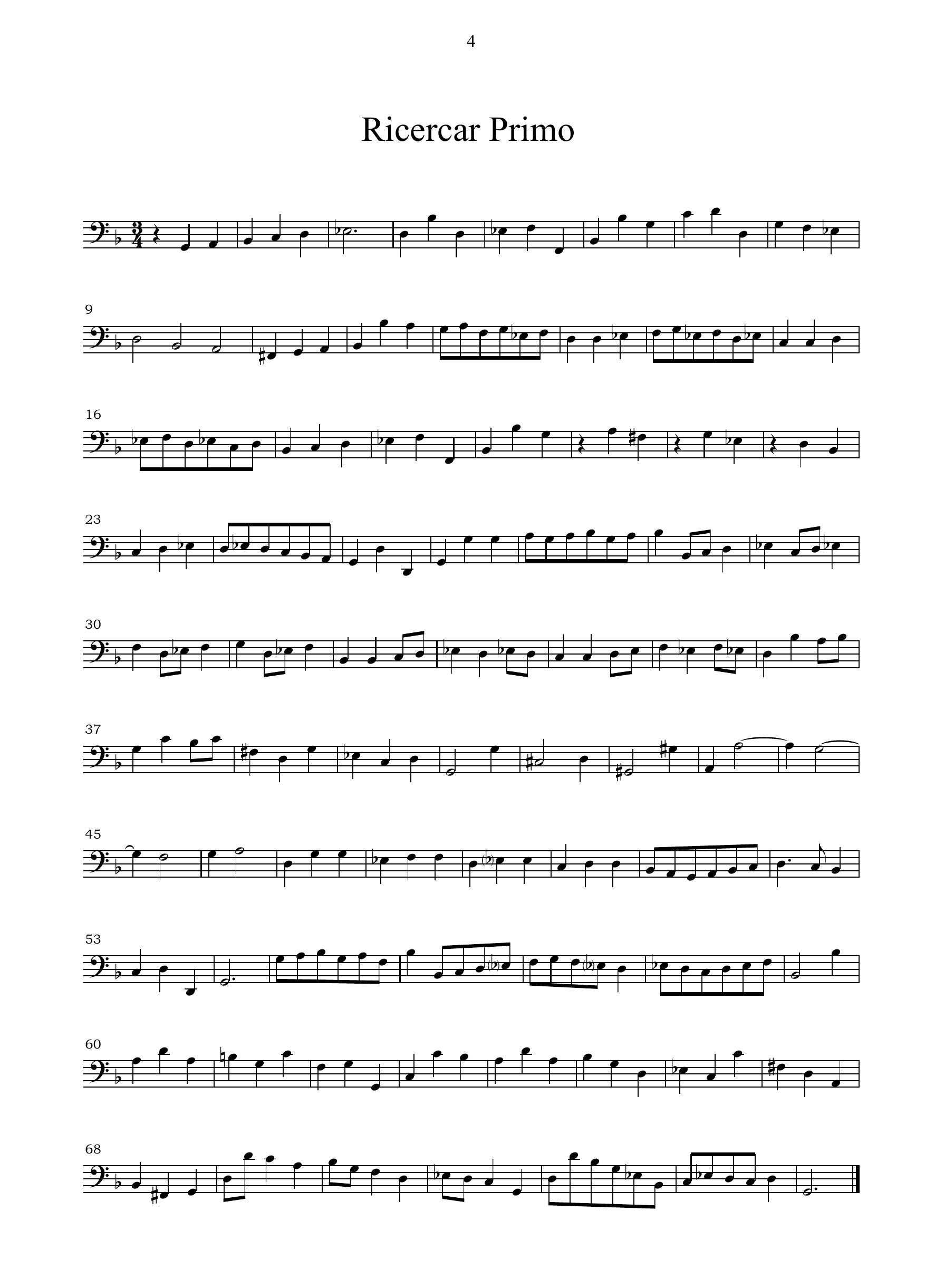 D. Gabrielli: Le composizioni per il violoncello (Ms, I-MOe)