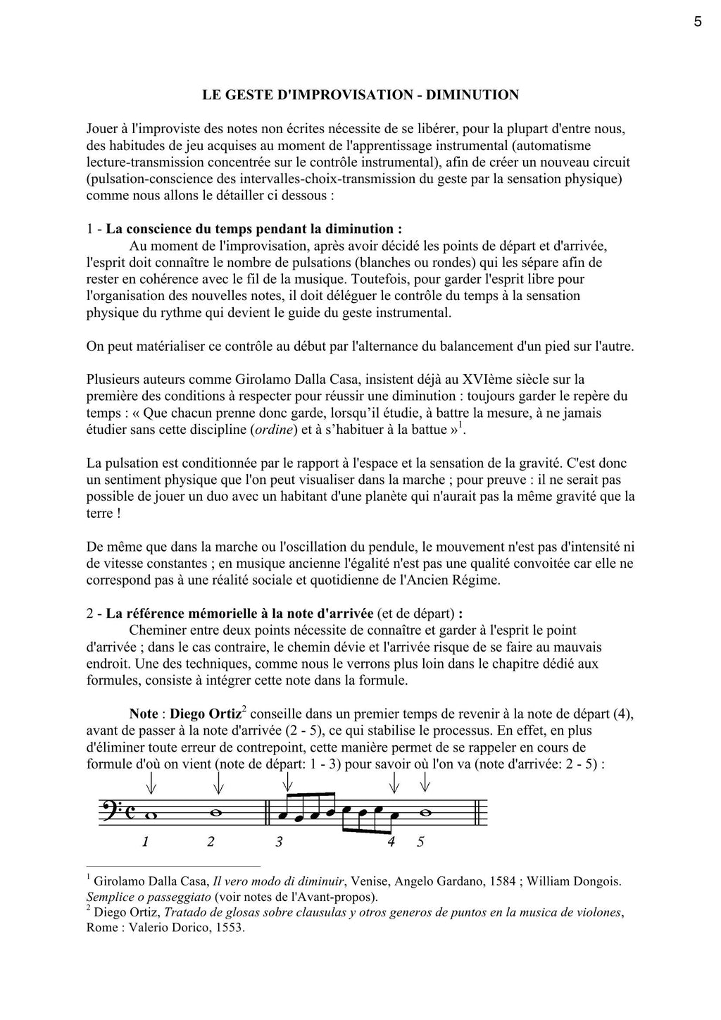 A. Gervreau: Une méthode pour improviser et écrire des diminutions / A Tutor on Learning and Writing Divisions