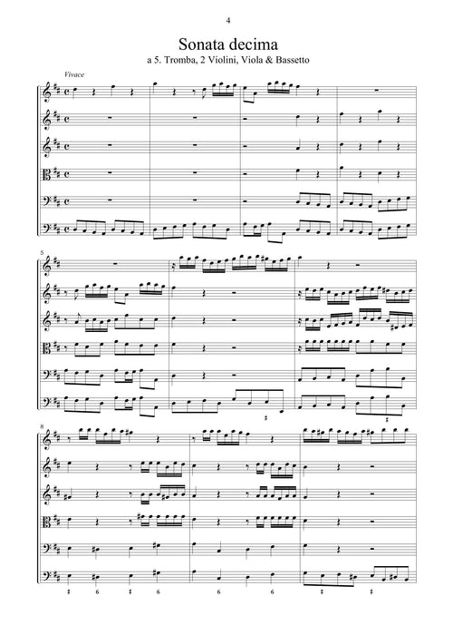 A. Grossi: 3 Sonate per tromba, archi e b.c. (Bologna, 1682)