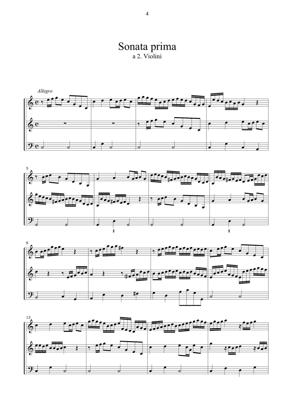 A. Grossi: Sonate op.3 (Bologna, 1682)