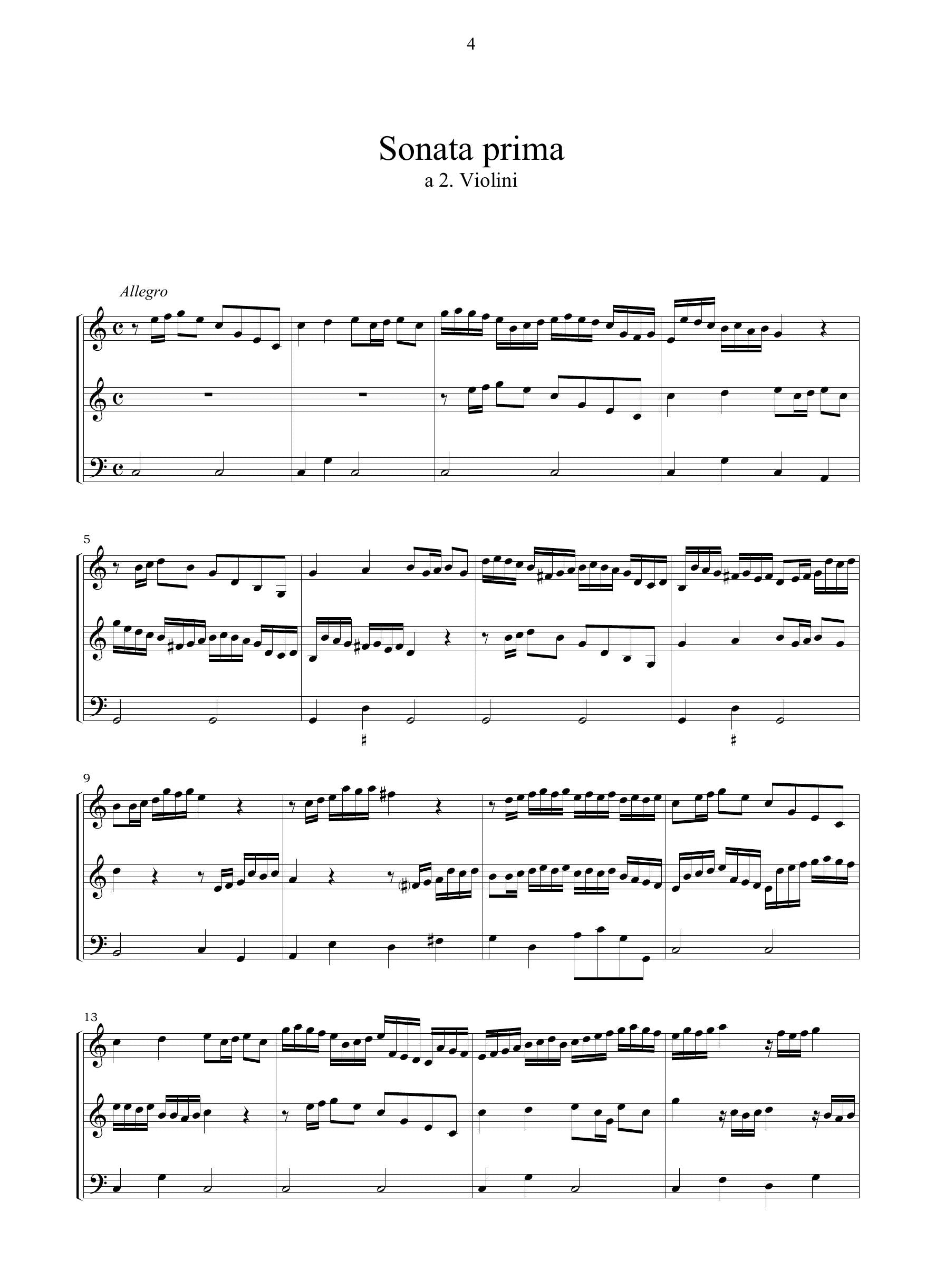 A. Grossi: Sonate op.3 (Bologna, 1682)