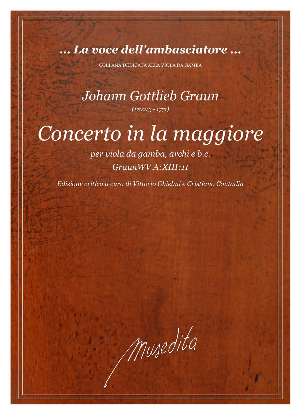 J.G. Graun: Concerto in la maggiore GraunWV A:XIII:11