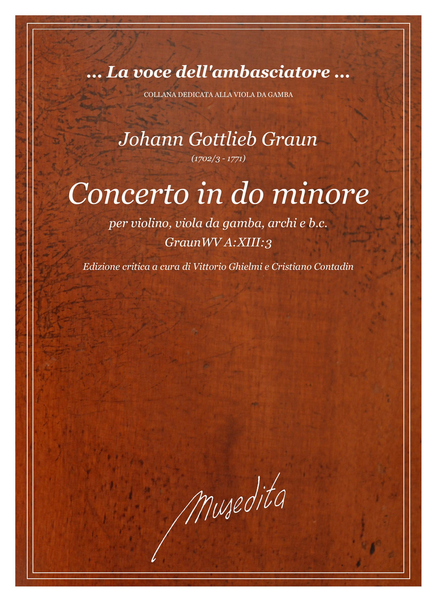 J.G. Graun: Concerto in do minore GraunWV A:XIII:3