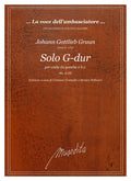 J.G. Graun: Solo (Ms, [1770])