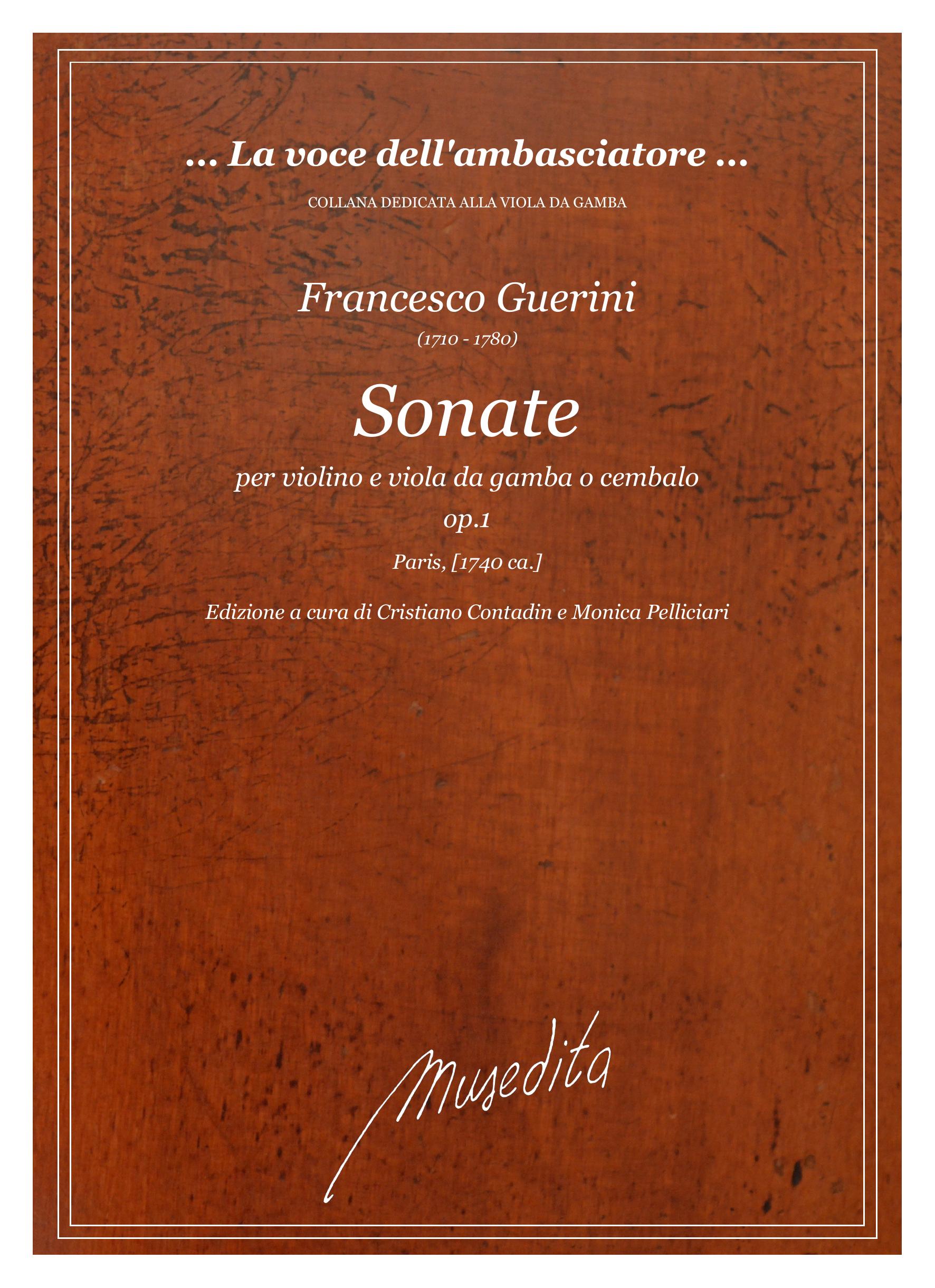 F. Guerini: Sonate op.1 (Amsterdam, [1740])