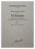 G.Fr. Haendel: VI Sonates à deux Violons, deux Hautbois ou deux Flutes traversieres & Basse Continue (London, [1731 ca.])