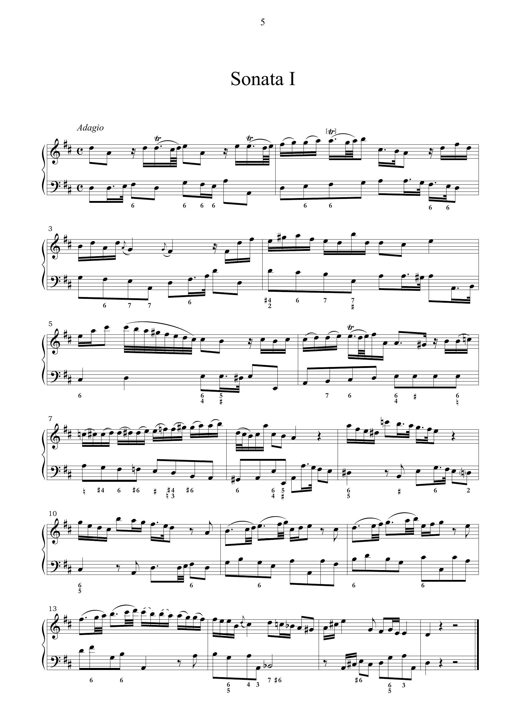 J.A. Hasse: Sonate op.2 (London, [1740])