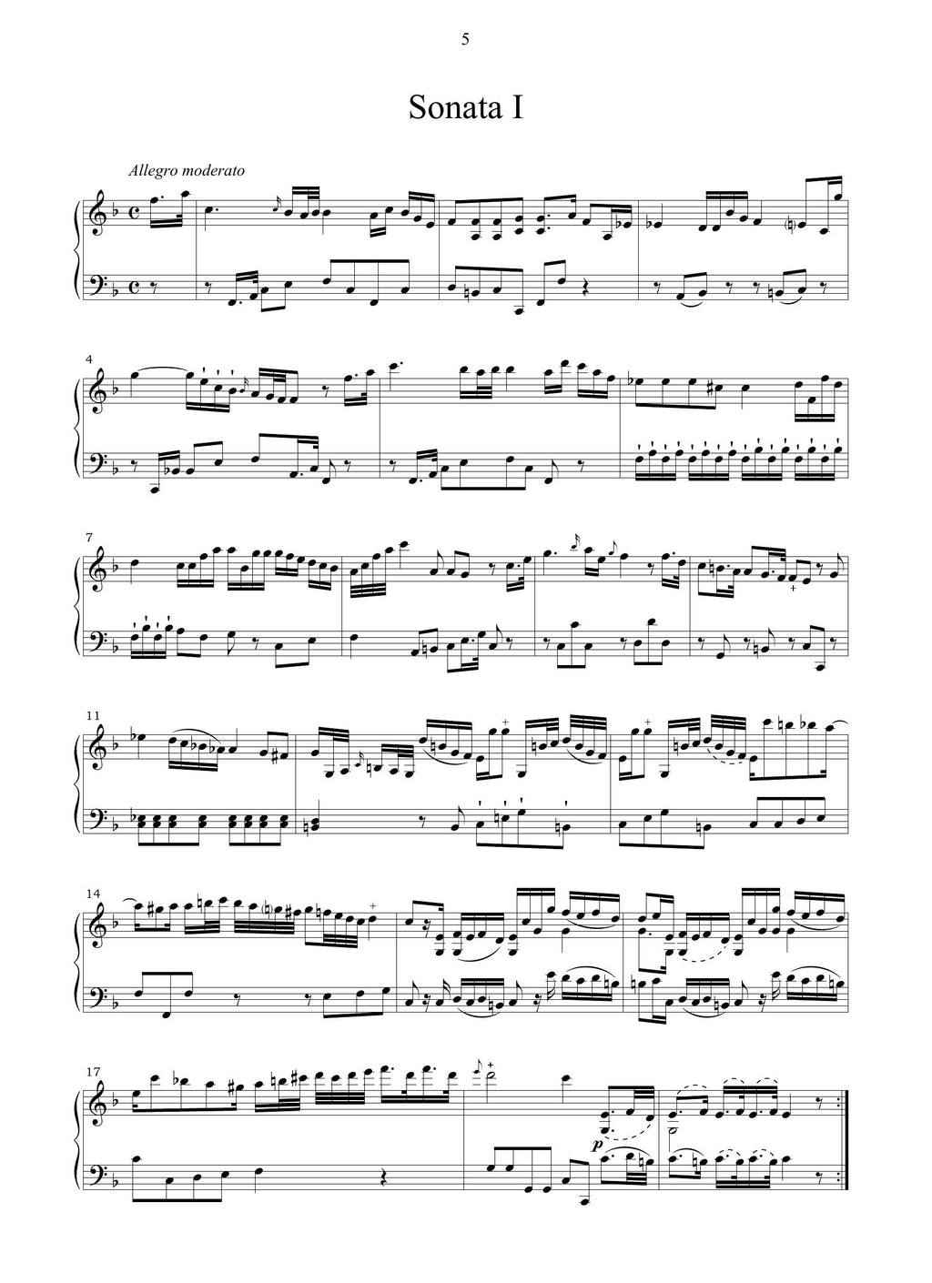 F.J. Haydn: 6 Sonate op.23, Hob VI:1-6 (Paris, [1775])
