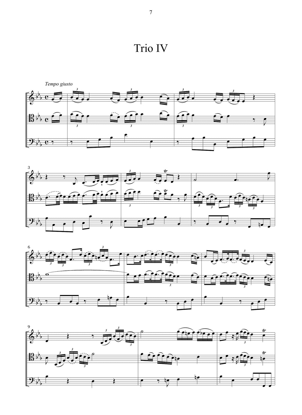 L. Hoffmann: 3 Trii per violino, violoncello e contrabbasso (Berlin, Amsterdam, s.a.)
