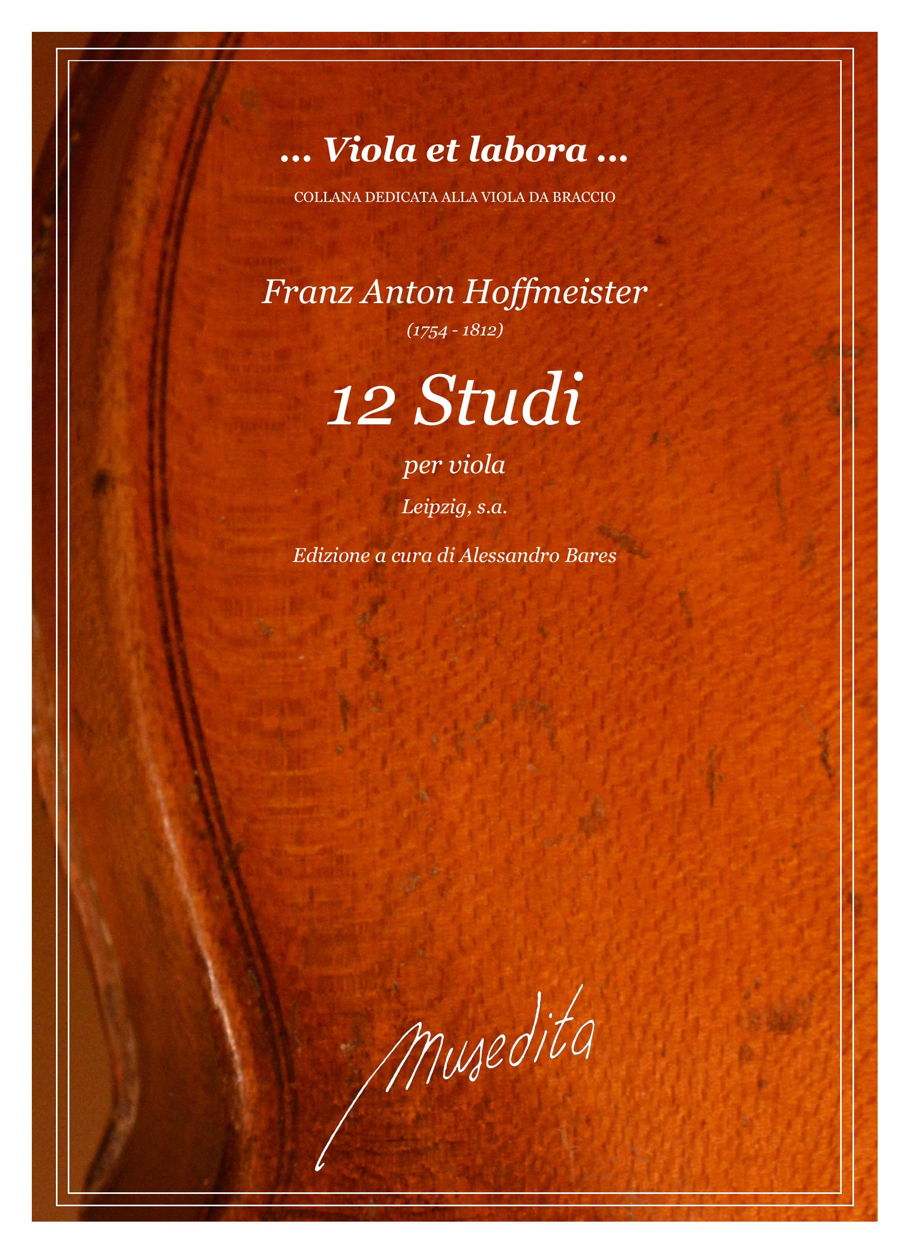 F.A. Hoffmeister: Studi (Leipzig, inizio XIX sec.)