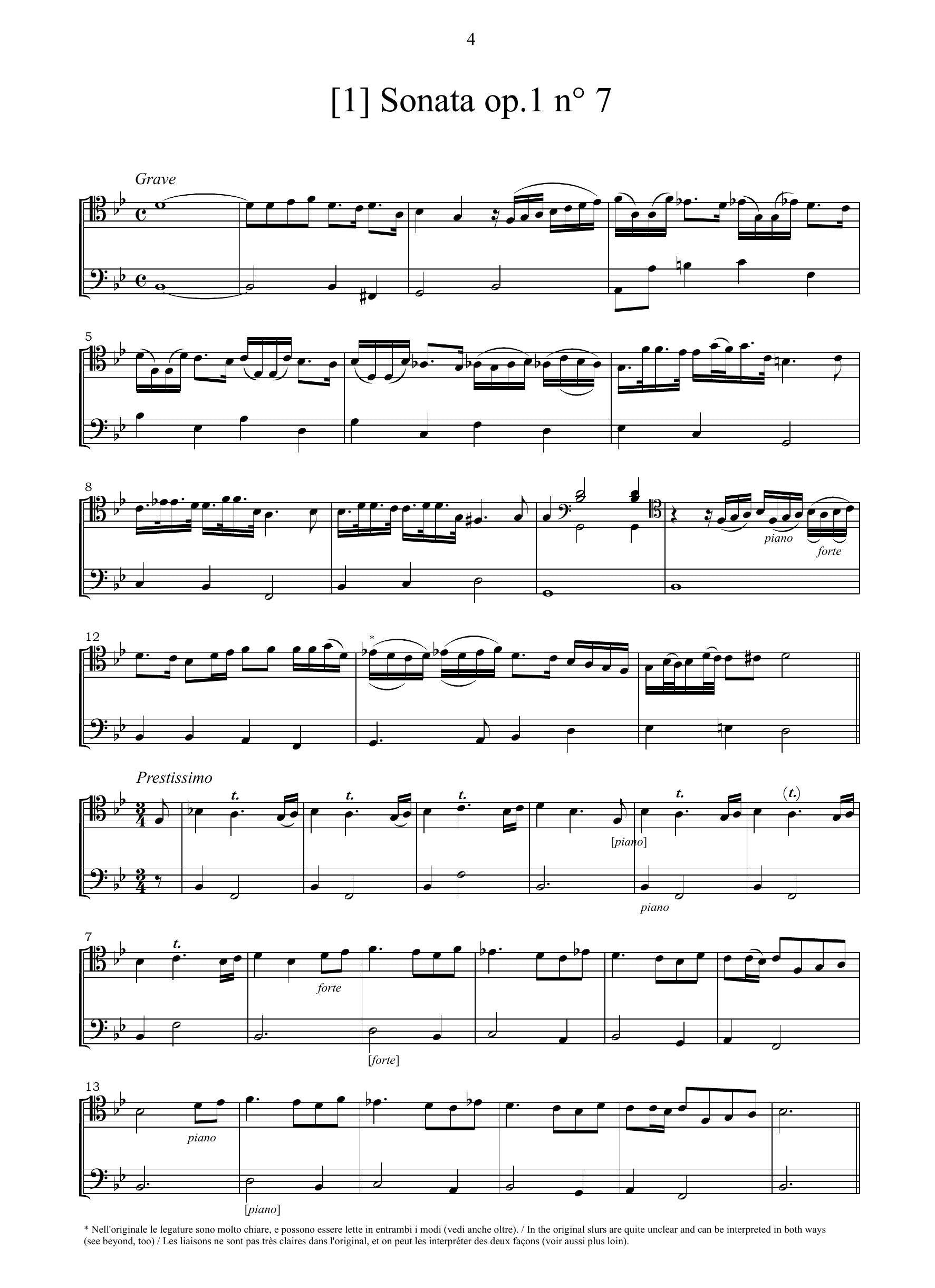 G.M. Jacchini: 4 Sonate (Bologna, s.a.; Modena, 1697)