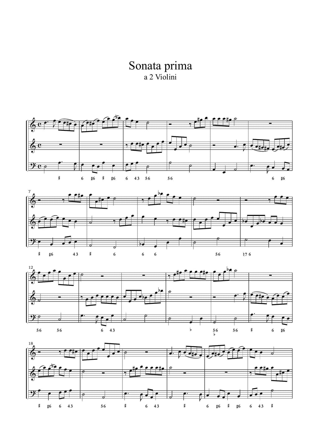 G. Legrenzi: La cetra op.10 (Venezia, 1673)