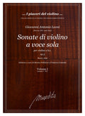 G.A. Leoni: Sonate di violino a voce sola op.3 (Roma, 1652)
